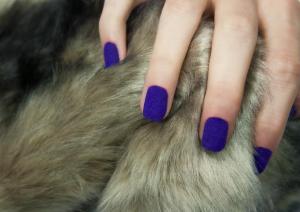 MUA Fur-effect nails in Fluffy Bobbin